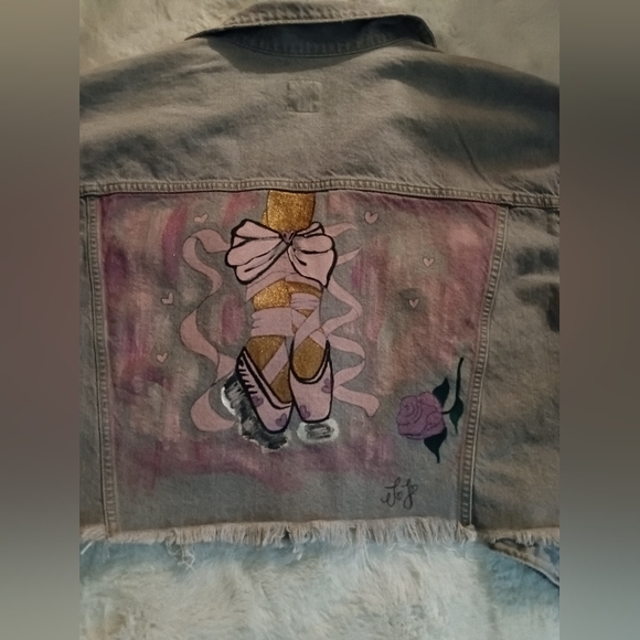 Hand Painted Jacket - Picture 1 of 6
